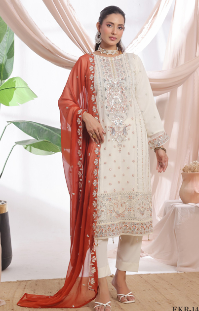 AAINA Luxury EMB Chiffon-1