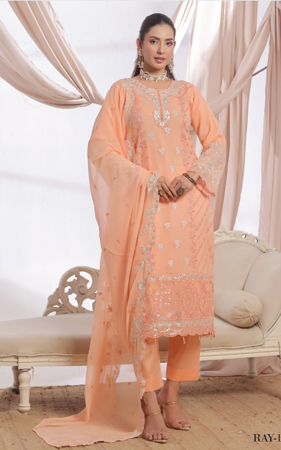 AAINA Luxury EMB Chiffon-1