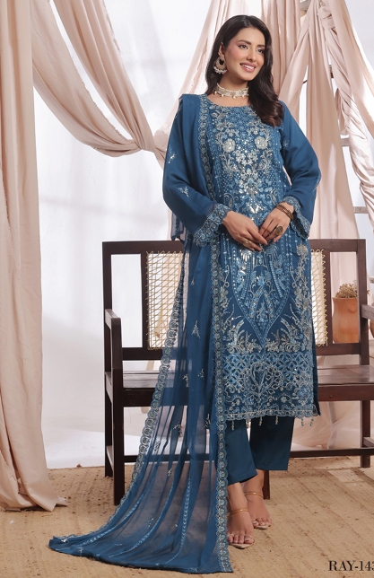 AAINA Luxury EMB Chiffon-1