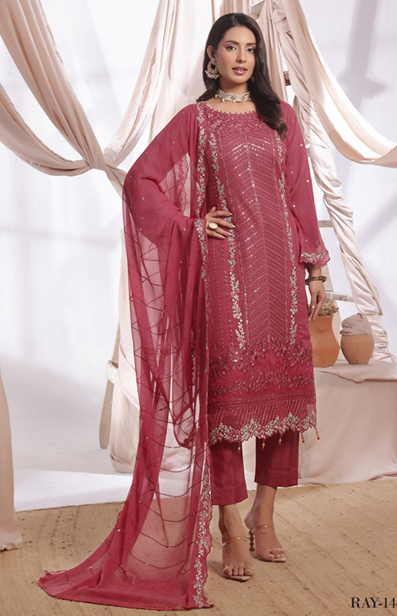 AAINA Luxury EMB Chiffon-1