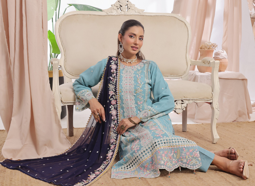 AAINA Luxury EMB Chiffon-1