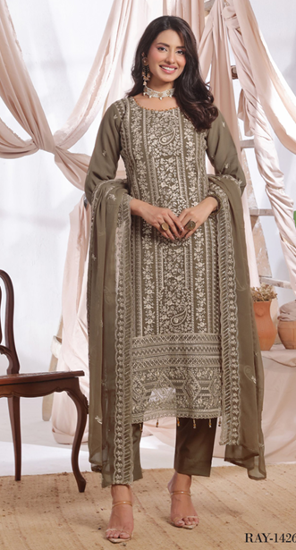 AAINA Luxury EMB Chiffon-1